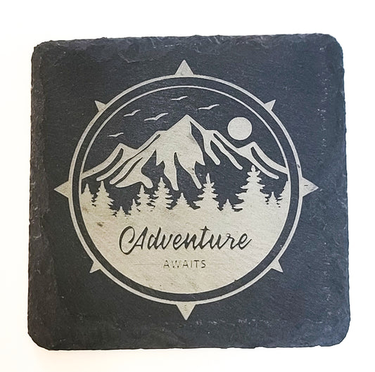 Adventure Slate Coaster