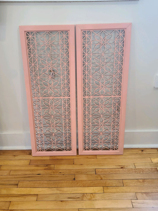 Peach Panel -2 (37.5" x 13.5" each)