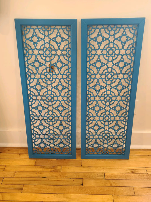 Teal 2 Panel (37.5" x 13.5" - each)