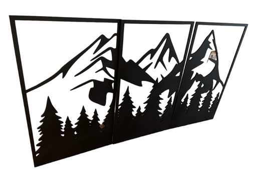 3 Panel Mountain (11.5" x 19.5" per panel)