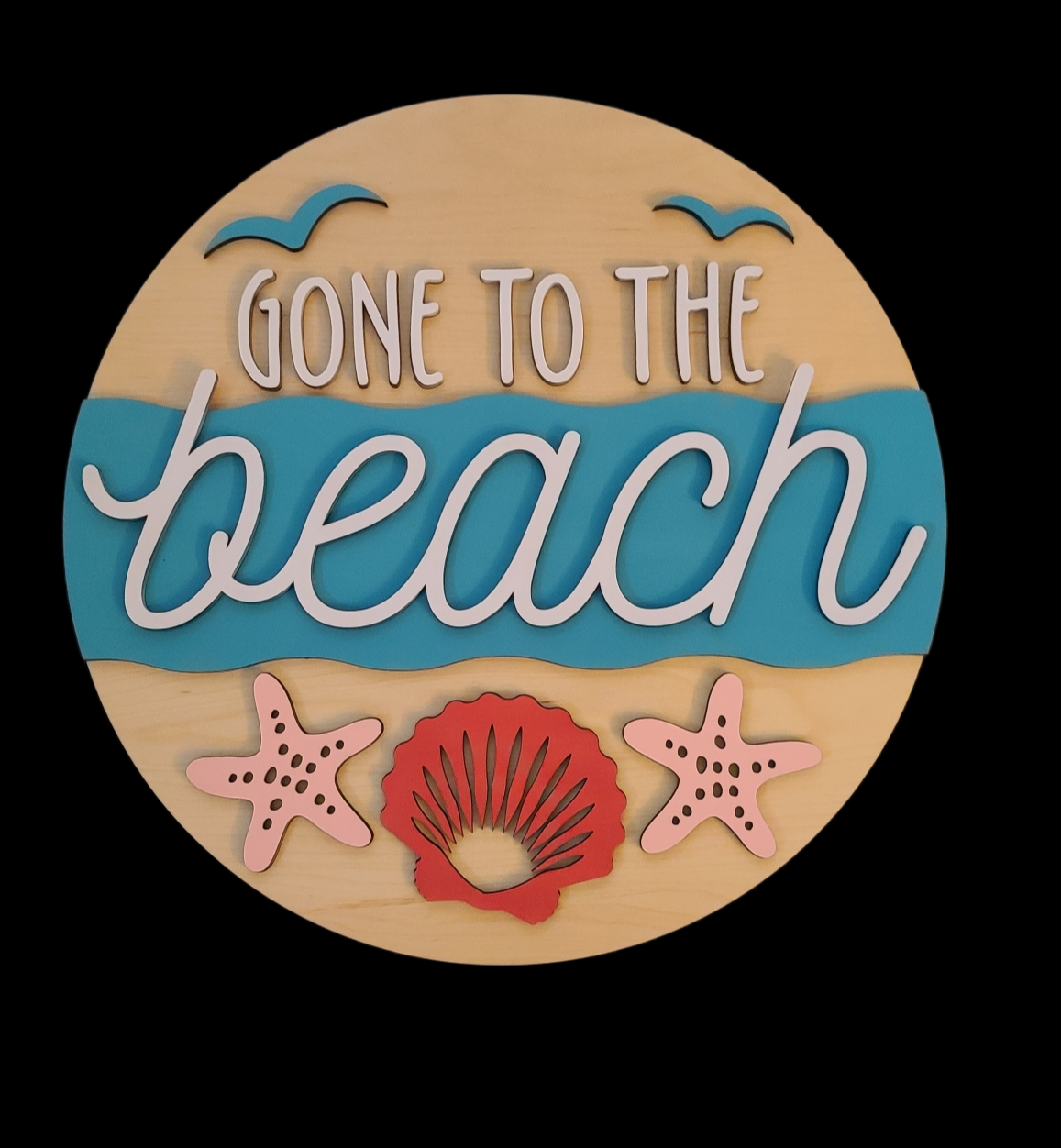 Gone to the Beach (17.5" Round)