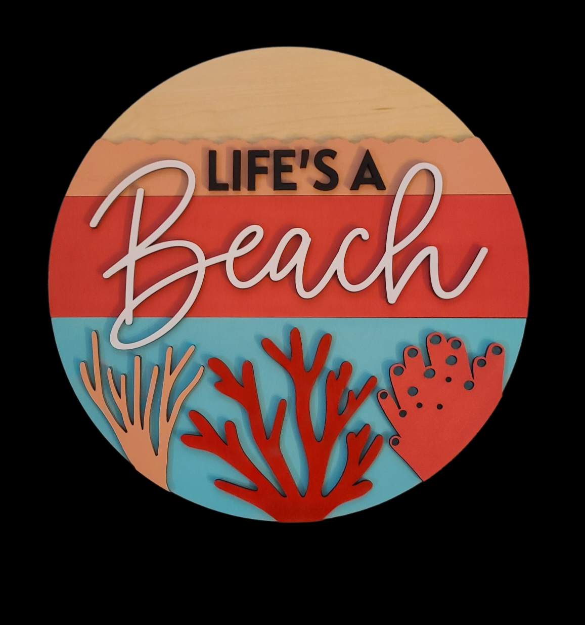 Life's A Beach (17.5" Round)